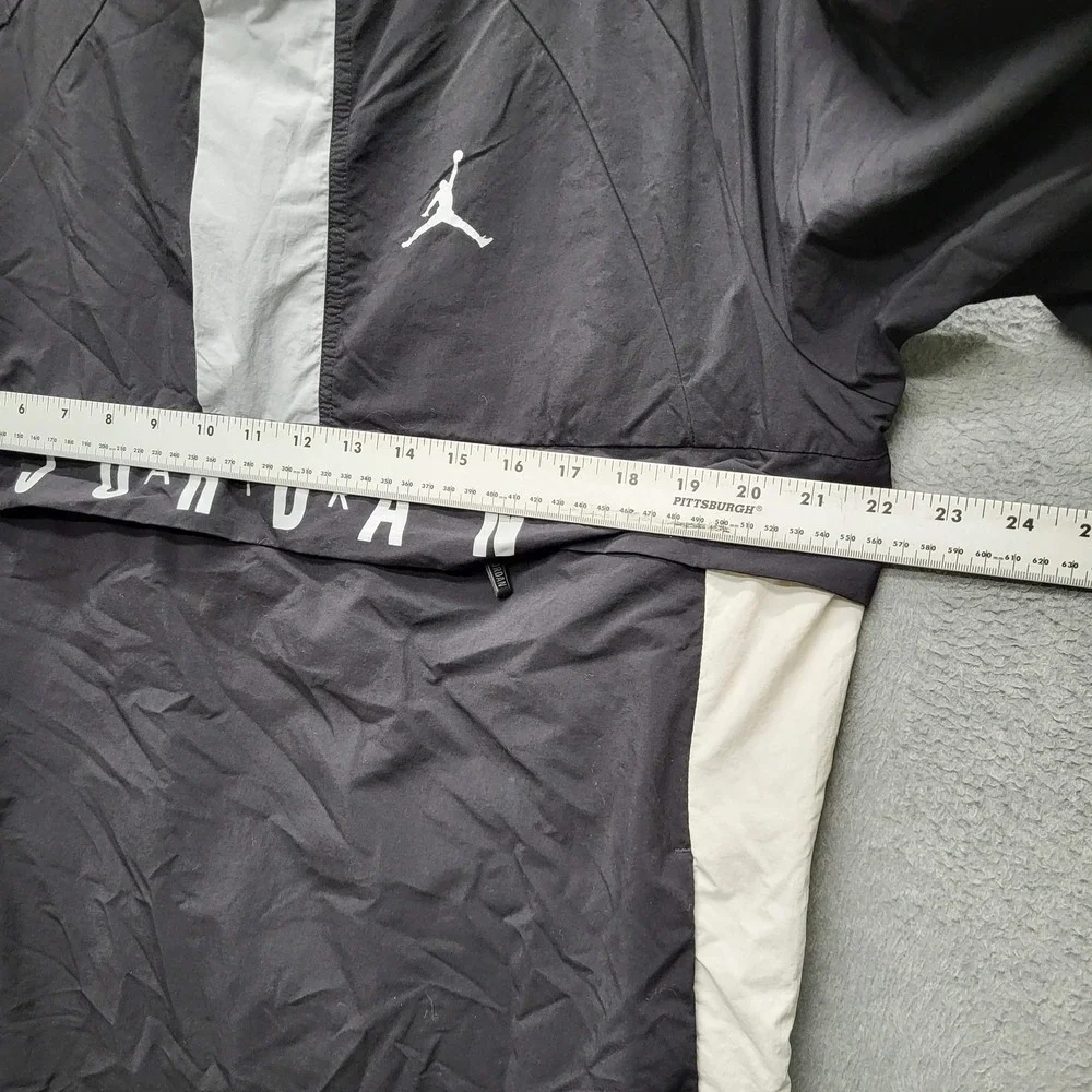 Jordan Men Jacket M Black Anorak Windbreaker Colorblock‎ Jumpman